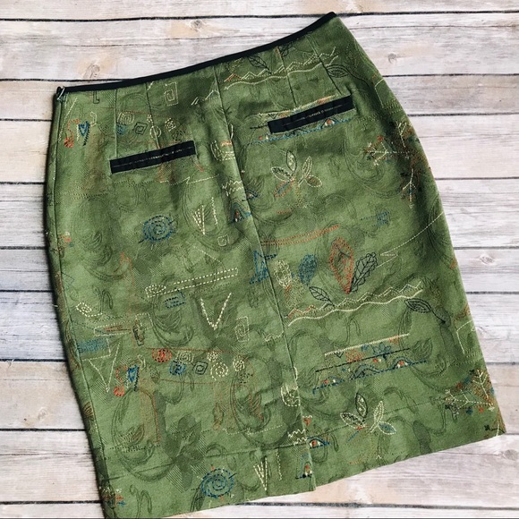 Anthropologie Meadow Rou Skirt Size 4 - Picture 3 of 8